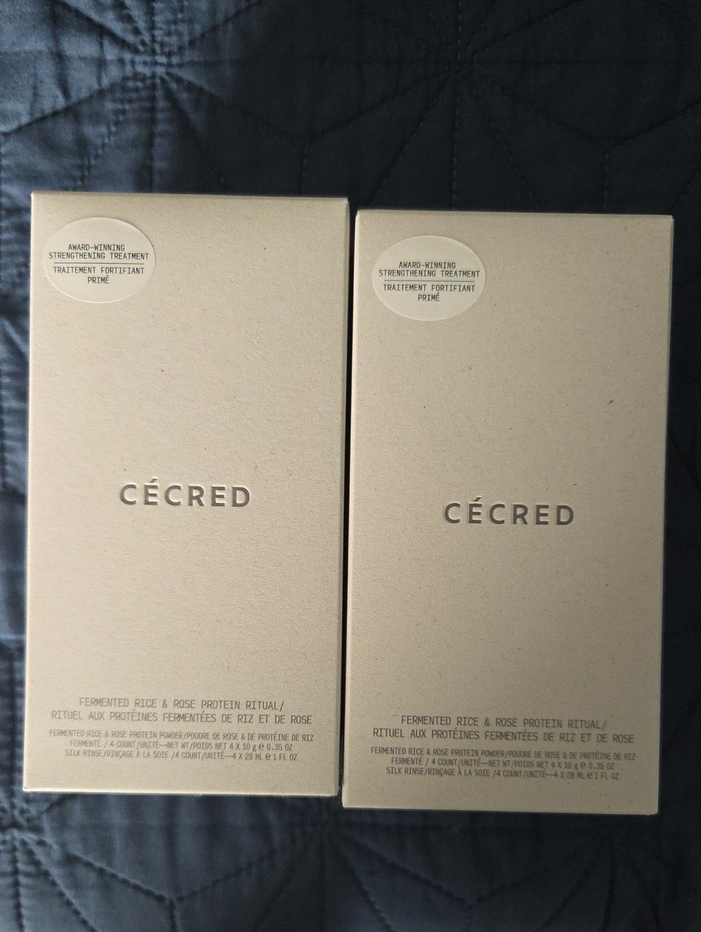 Cécred Fermented Rice & Rose Protein Hair Treatment Mask — Beige